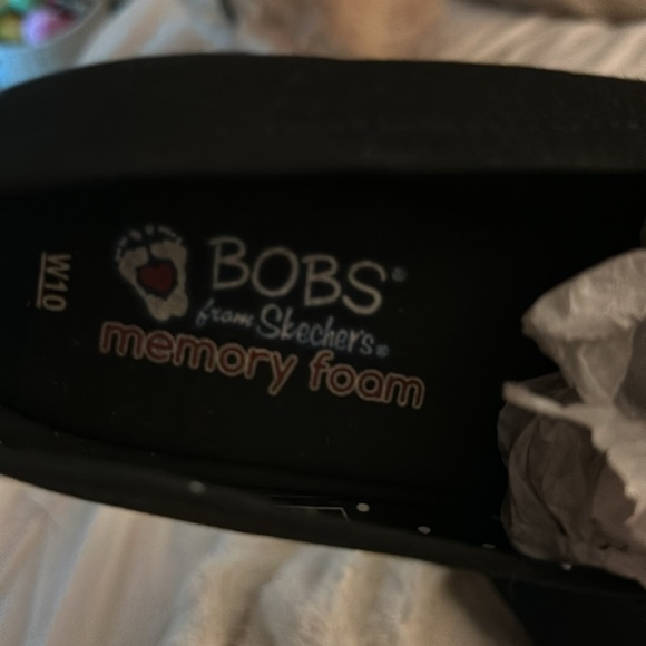 Bobs by Sketchers women’s black canvas shoes, 10 - Picture 4 of 5